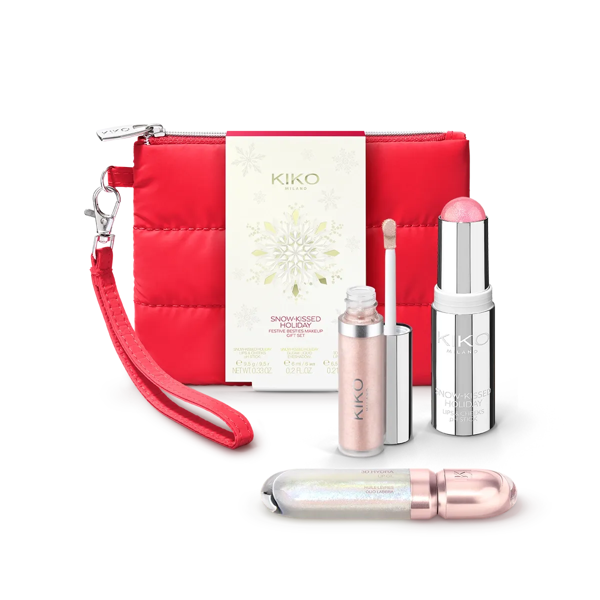 snow-kissed holiday festive besties make up gift set