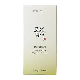 BEAUTY OF JOSEON Matte Sun Stick: Mugwort + Camelia - Protection solaire non grasse