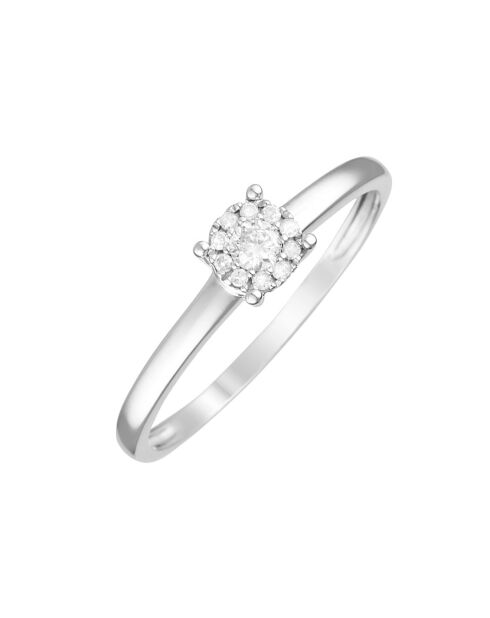 Caratelli Bague Akna Diamants 0.11 ct or blanc