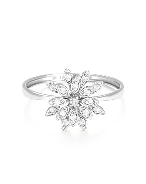 Caratelli Bague Bouquet Diamant 0.11 ct or blanc