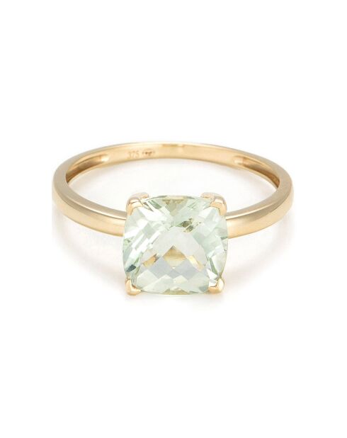 Caratelli Bague Prasiolite Unique Améthyste 2.16 ct or jaune