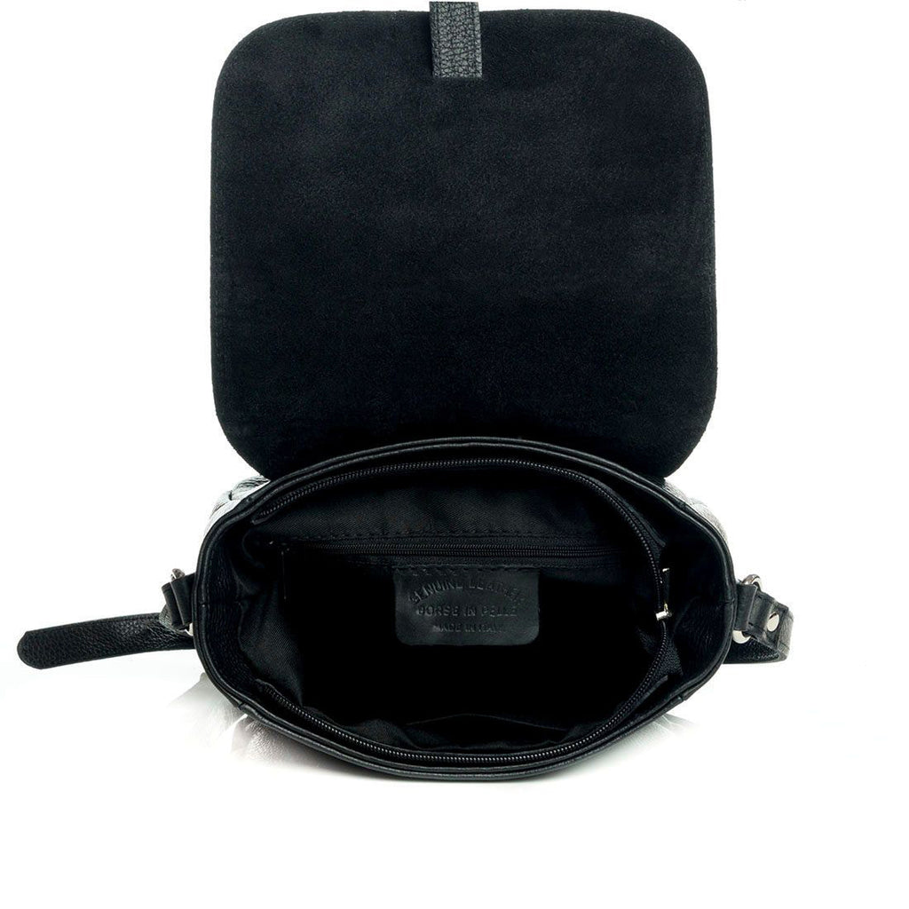 Anna Morellini - Sac à bandoulière Mella - cuir - noir