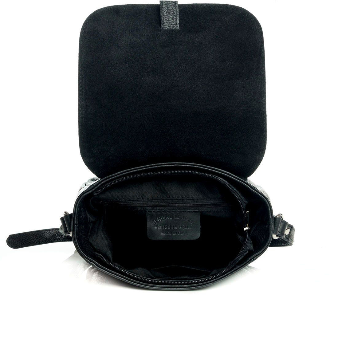 Anna Morellini - Sac à bandoulière Mella - cuir - noir