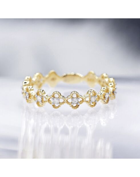 Caratelli Bague Alicante Diamants 0.14 ct or jaune