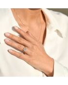 Caratelli Bague Bouquet Diamant 0.11 ct or blanc