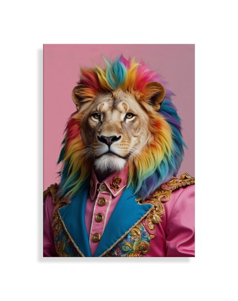 Impression Acrylique Leone Peace & Joy Parade Multicolore