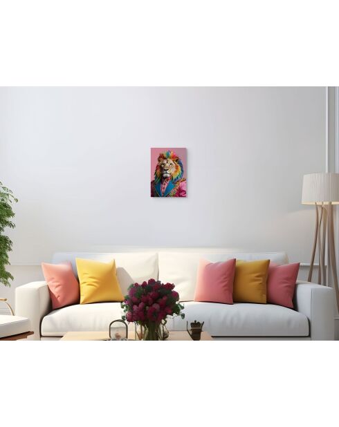 Impression Acrylique Leone Peace & Joy Parade Multicolore