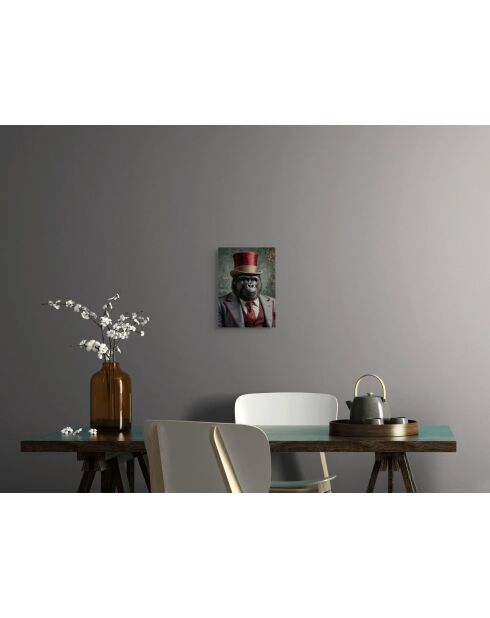 Impression Acrylique Gorilla Noblesse Parade Multicolore