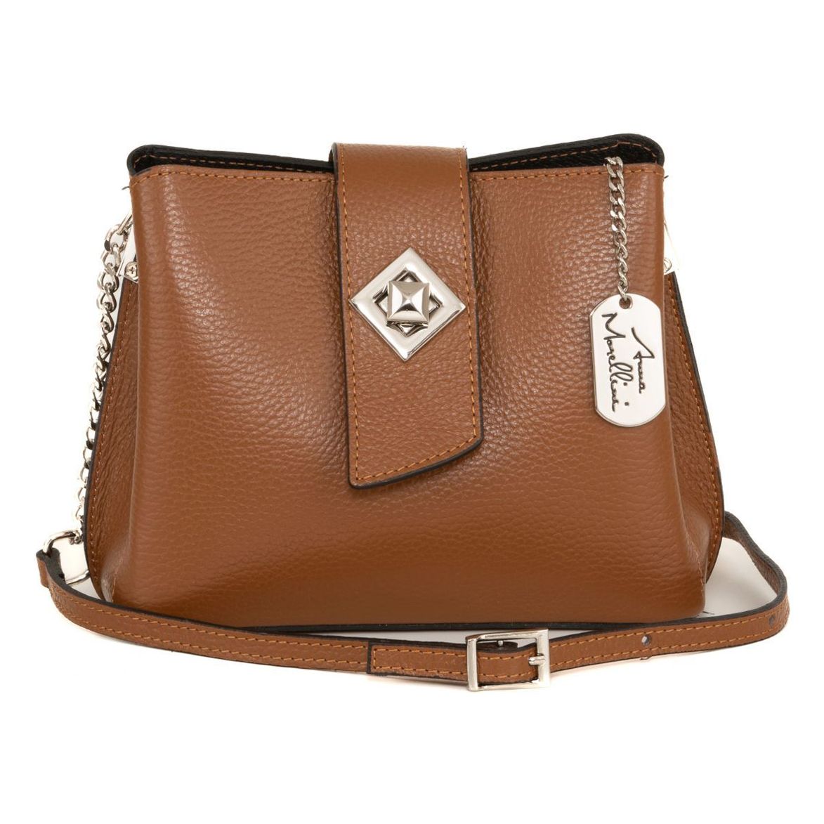 Anna Morellini - Sac à bandoulière Elianna - cuir - camel