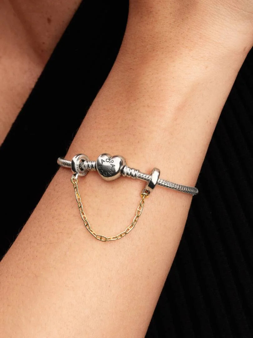 Chaîne de Confort Allongée Argent Massif, Métal doré à l'Or 14 carats