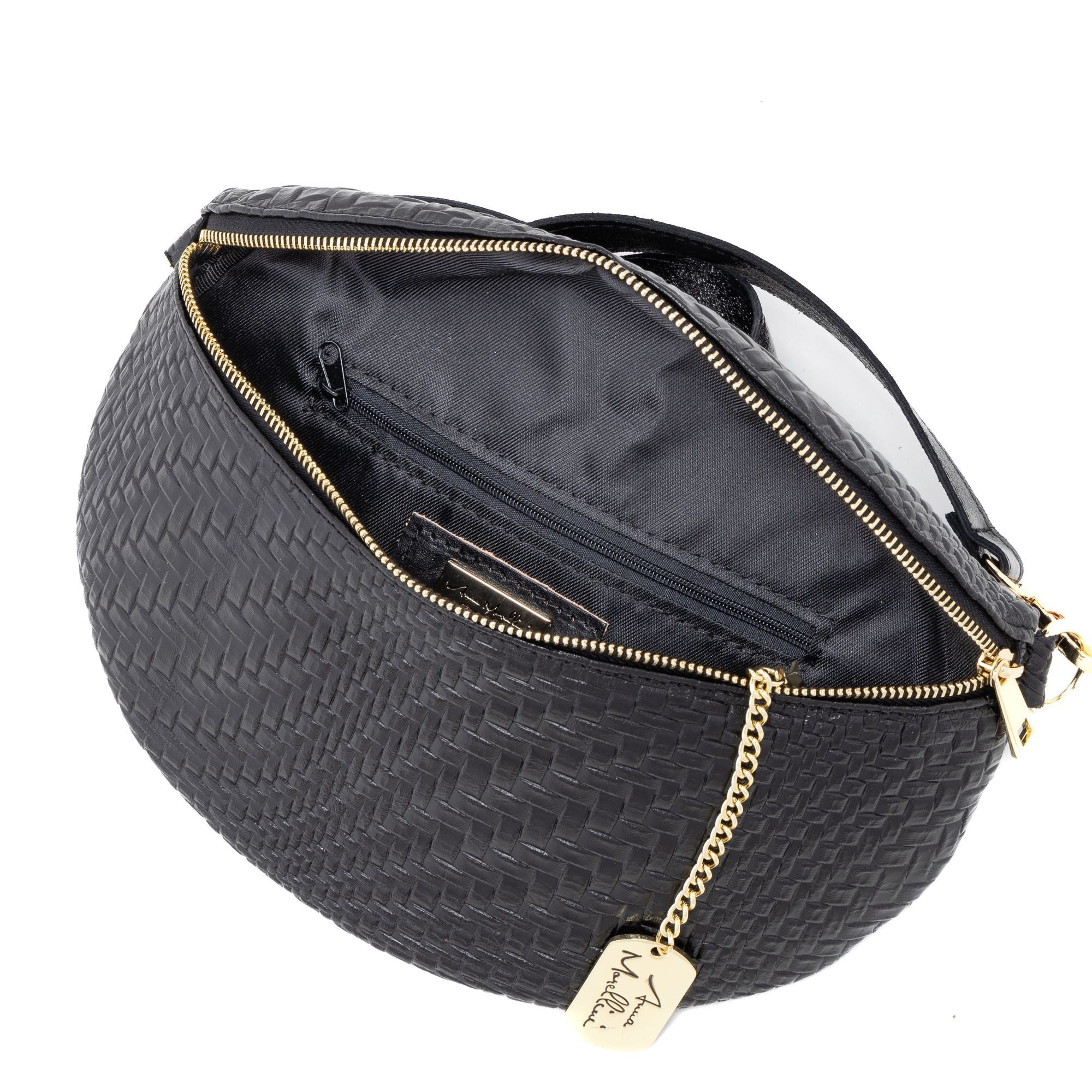 Anna Morellini - Sac à bandoulière Rufina - cuir - noir