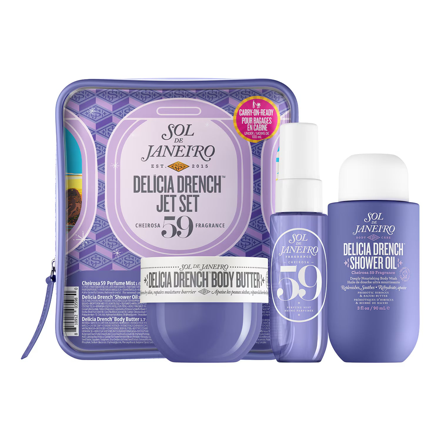 SOL DE JANEIRO Delicia Drench™ Jet Set - Kit corporel