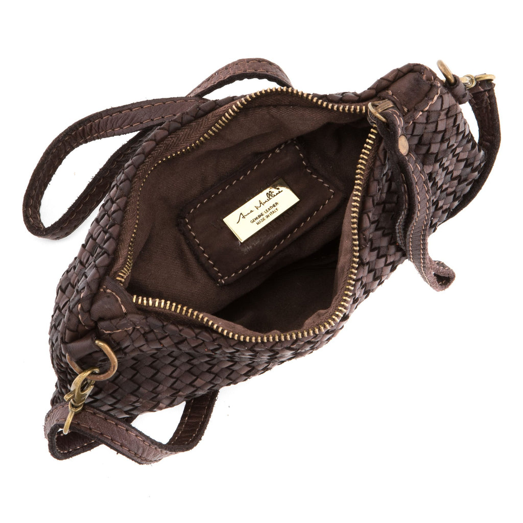 Anna Morellini - Sacoche Laura - Spring Summer 2025 - cuir - marron foncé