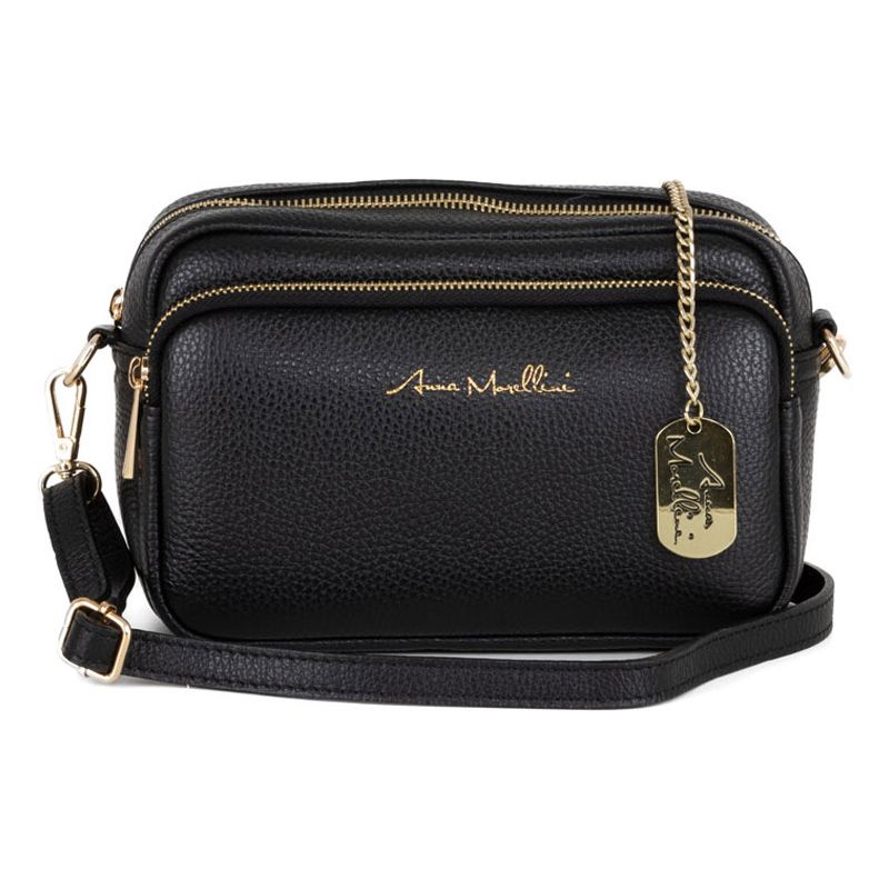 Anna Morellini - Sac à bandoulière Tabita - cuir - noir