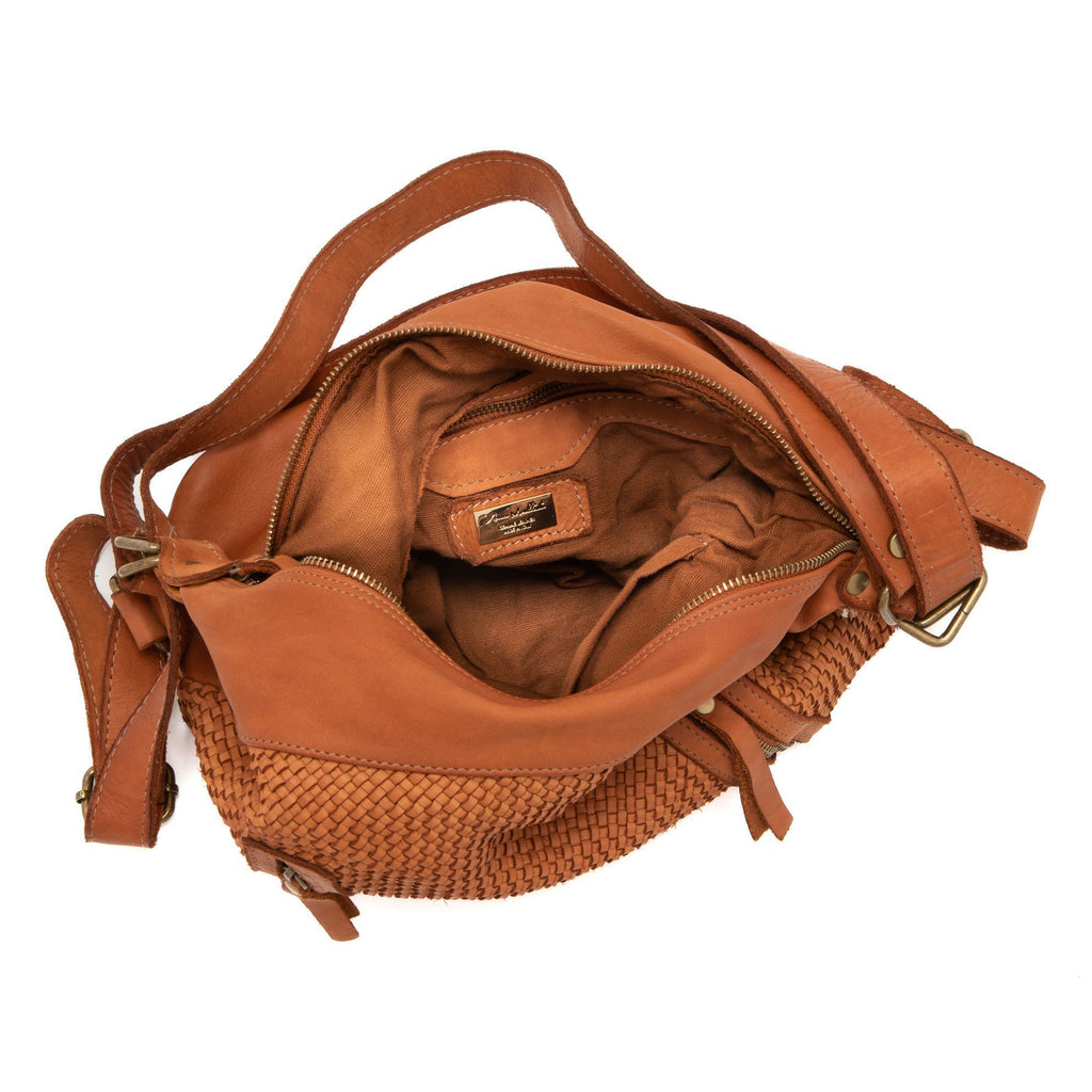 Anna Morellini - sac à bandoulière Pazienza - Cuir - couleur chameau