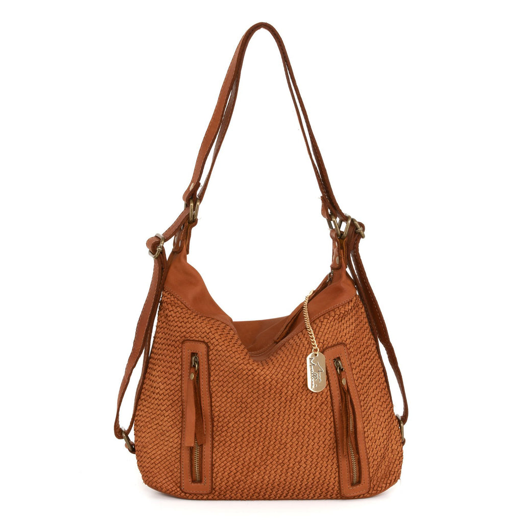 Anna Morellini - sac à bandoulière Pazienza - Cuir - couleur chameau