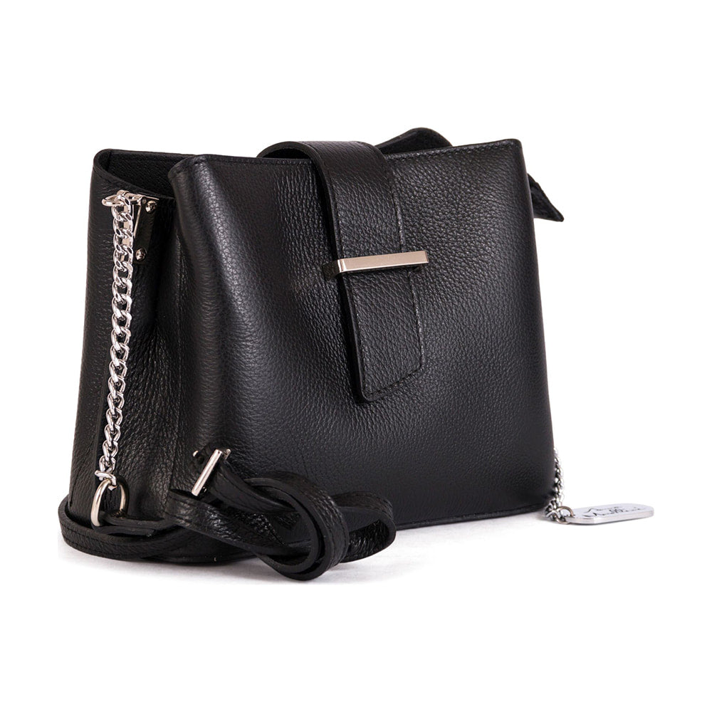 Anna Morellini - Sac à bandoulière Ciosa - 100% cuir - noir