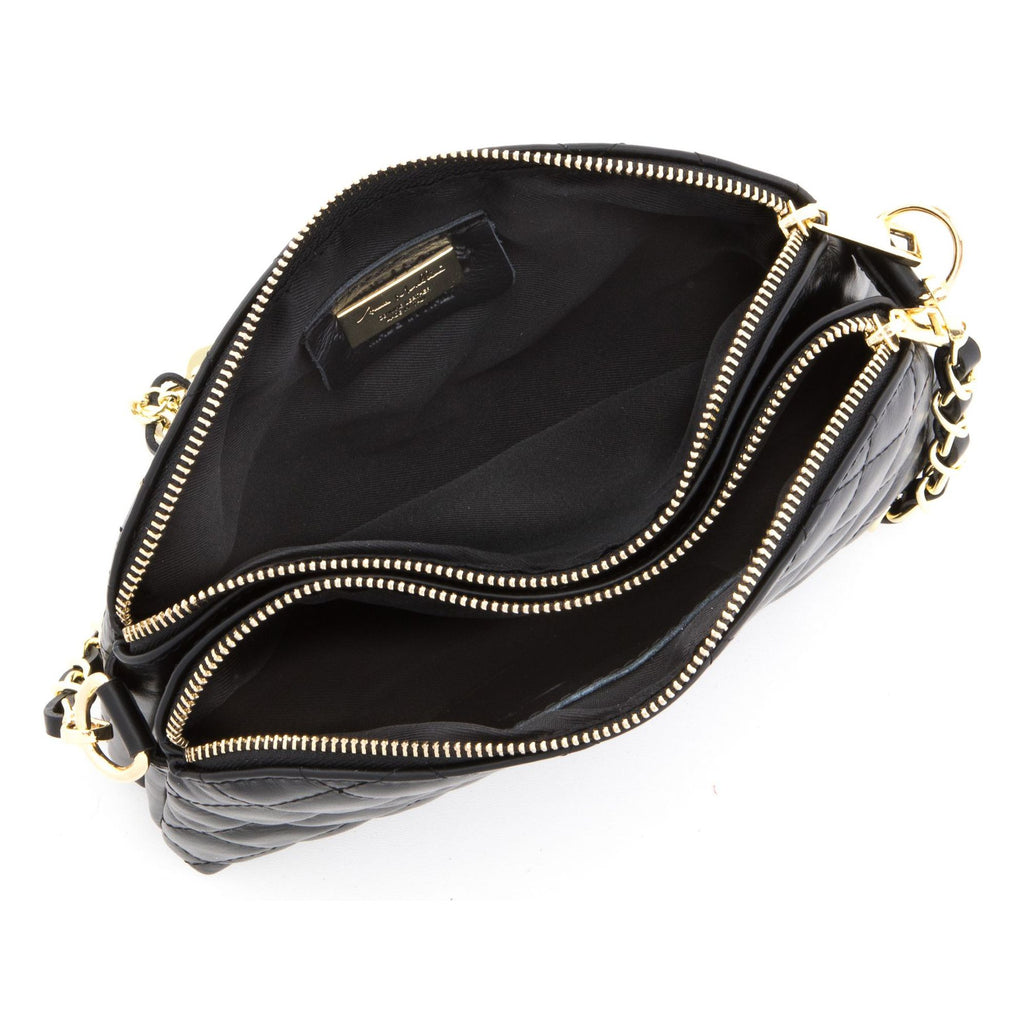 Anna Morellini - Sac à bandoulière Geltrude - 100% cuir - noir