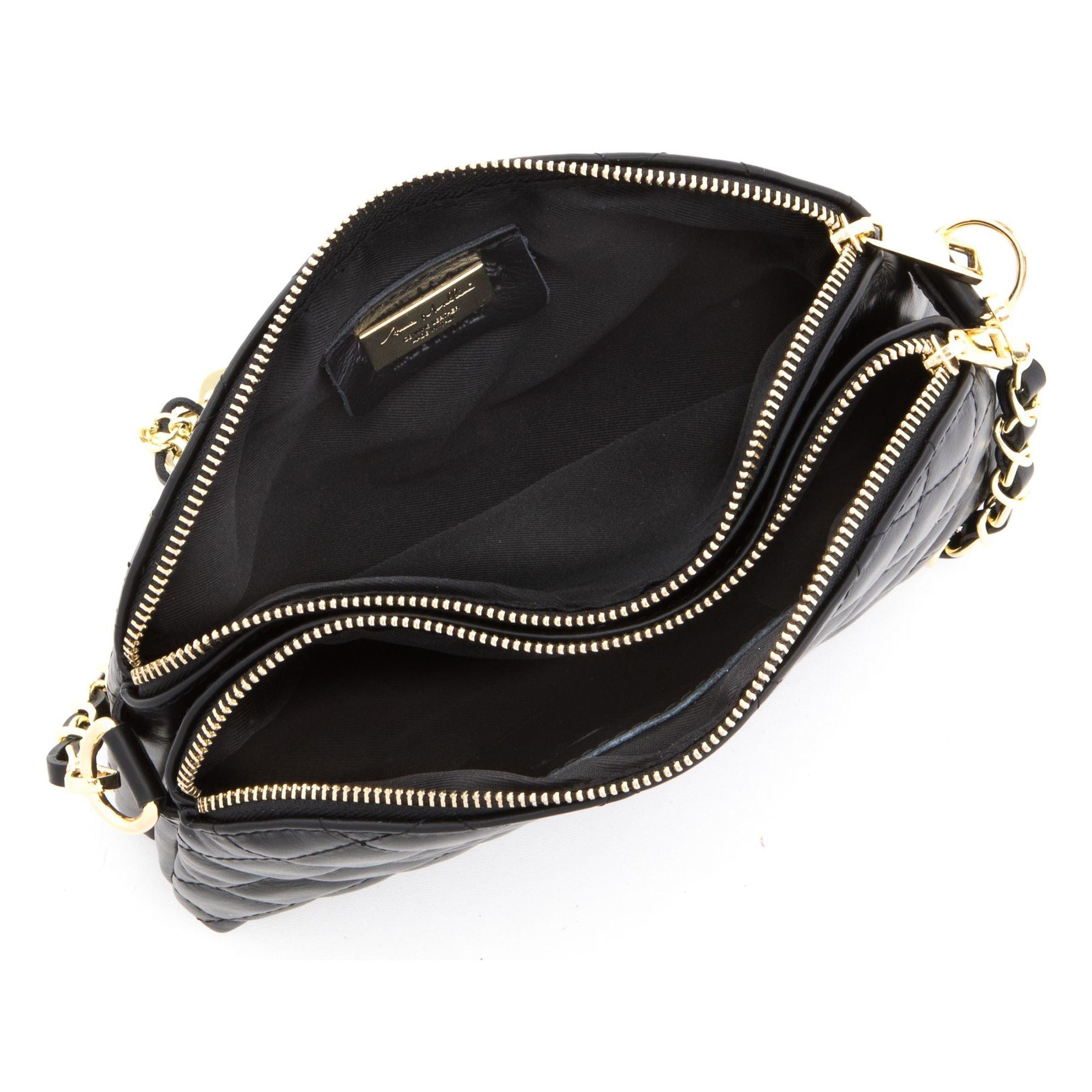 Anna Morellini - Sac à bandoulière Geltrude - 100% cuir - noir