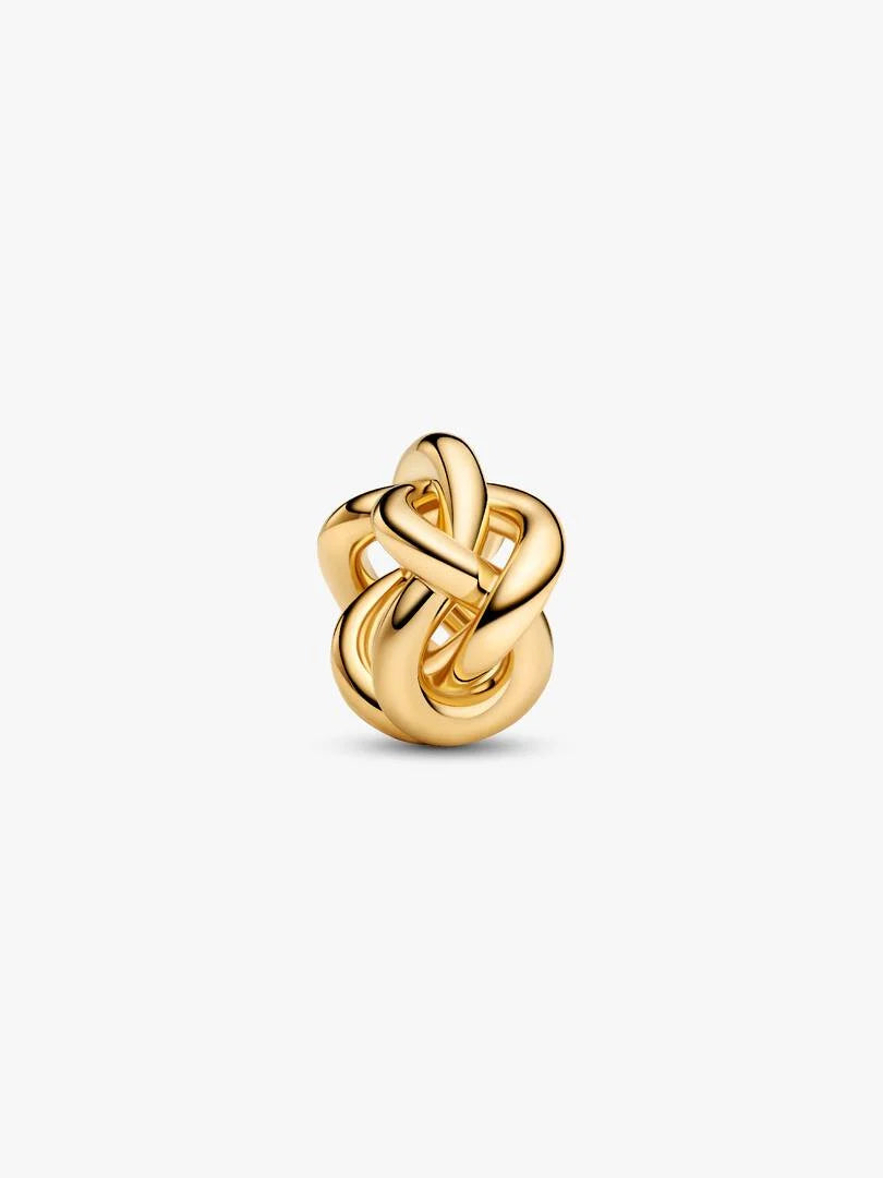 Charm Nœud de l'Infini Métal doré à l'Or 14 carats