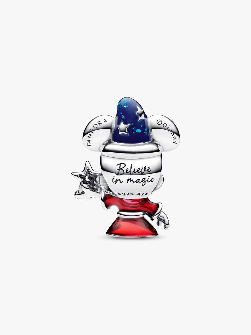 Charm Disney Mickey Apprenti Sorcier Argent Massif