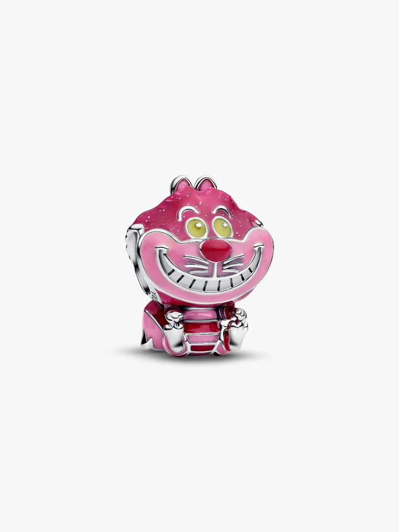 Charm Disney Alice Au Pays Des Merveilles Chat du Cheshire Argent Massif