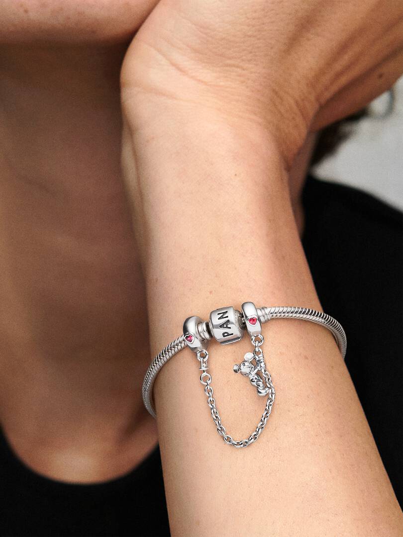 Chaîne de confort Disney, Mickey Voltigeur Argent Massif