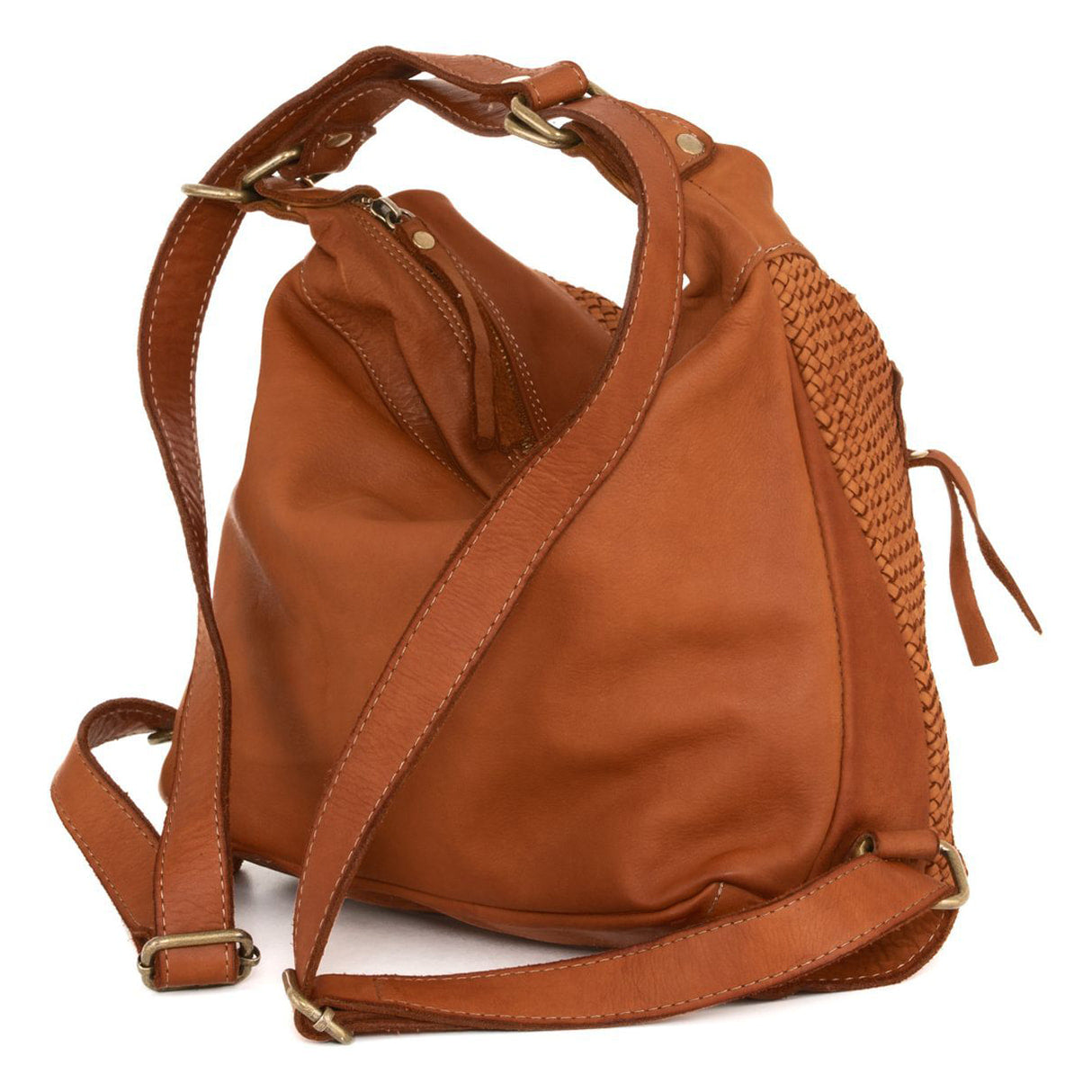 Anna Morellini - sac à bandoulière Pazienza - Cuir - couleur chameau