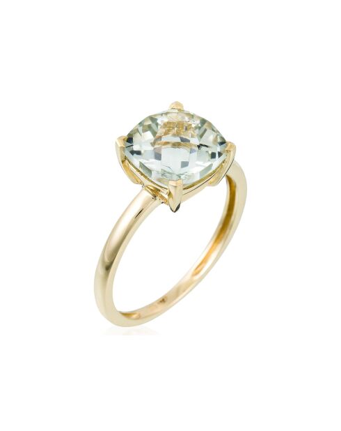 Caratelli Bague Prasiolite Unique Améthyste 2.16 ct or jaune