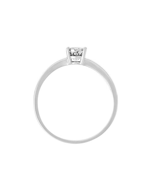 Caratelli Bague Akna Diamants 0.11 ct or blanc