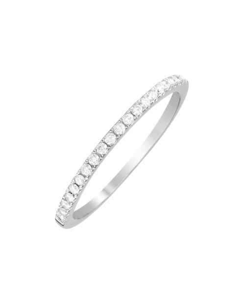 Caratelli Bague Alliance Délice Diamants 0.16 ct or blanc