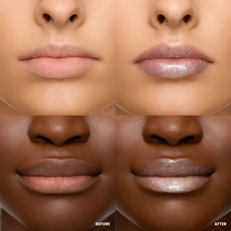 WONDER BLADING Top Gloss - Silver Glitter