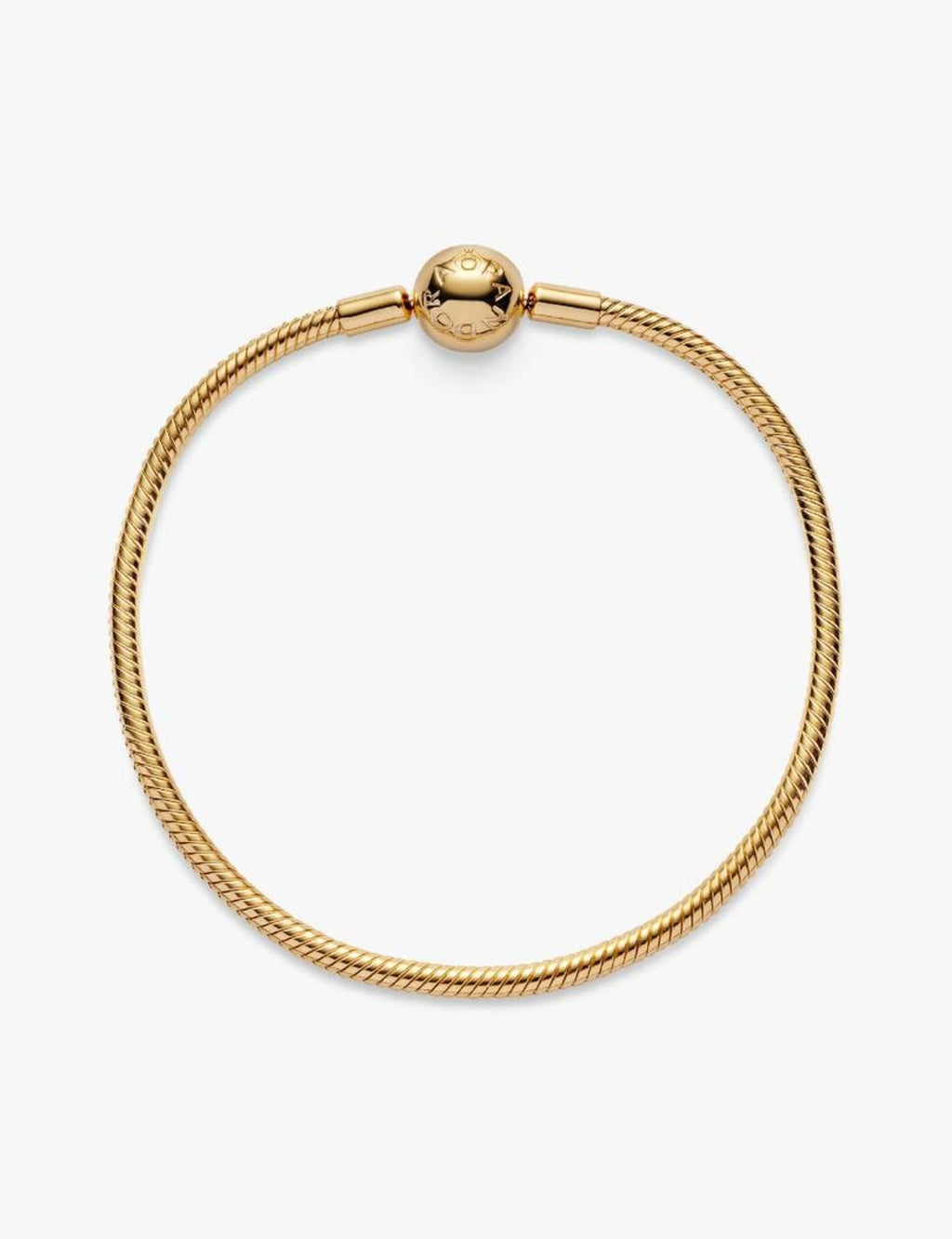 Bracelet Maille Serpent Métal doré à l'Or 14 carats