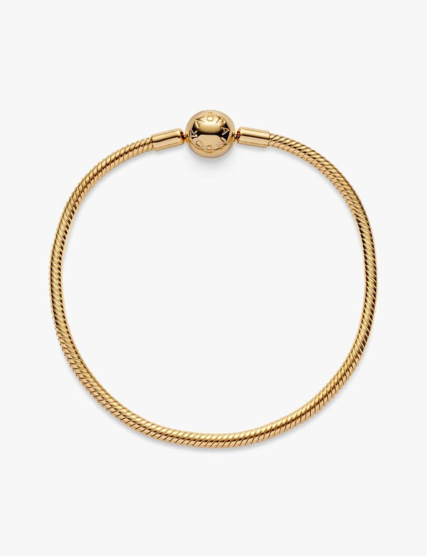 Bracelet Maille Serpent Métal doré à l'Or 14 carats