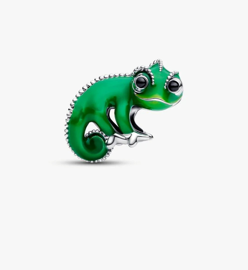 Charm Disney Raiponce Pascal Versicolore Argent Massif