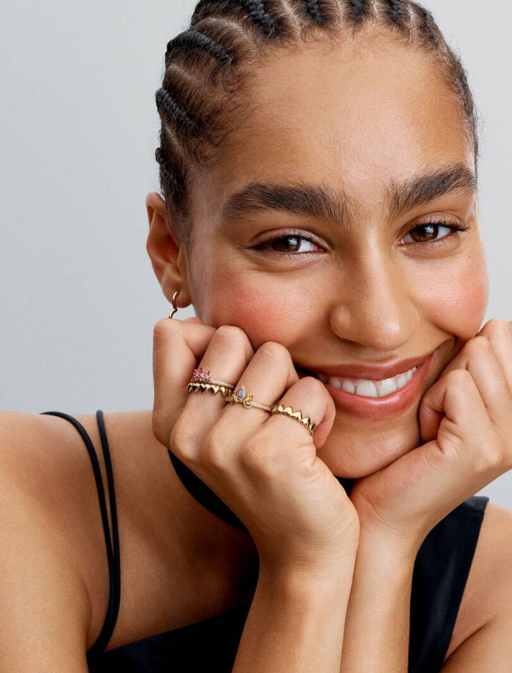 Bague Diadème Princesse Disney Raiponce Métal doré à l'Or 14 carats