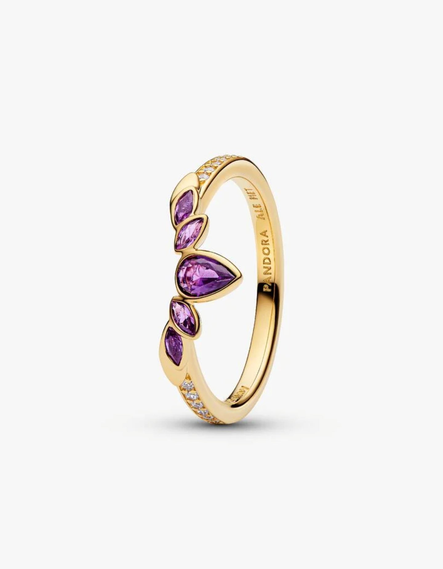 Bague Disney La Reine des Neiges Diadème d’Anna Métal doré à l'Or 14 carats