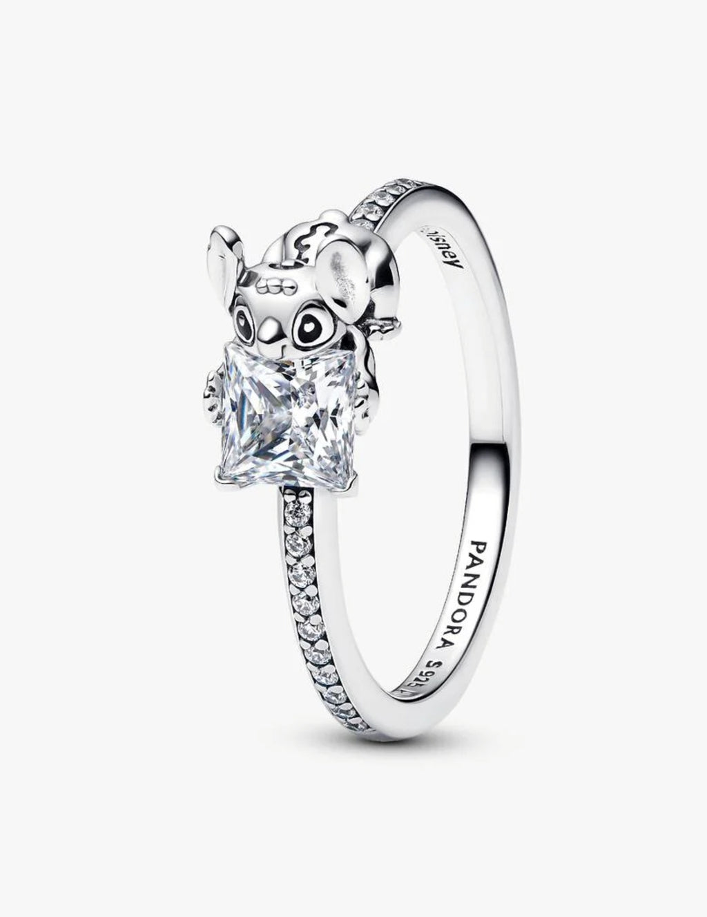 Bague Disney Stitch & Pierre Argent Massif