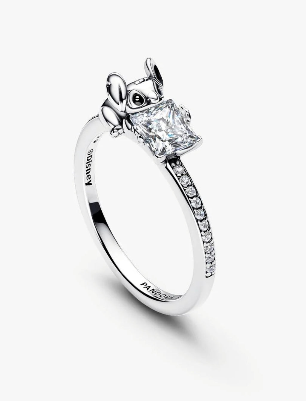 Bague Disney Stitch & Pierre Argent Massif