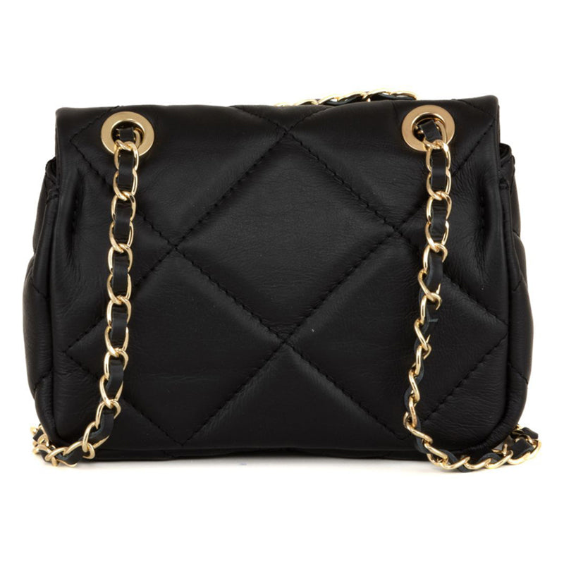 Anna Morellini - Sac à bandoulière Allegra - 100% cuir - noir