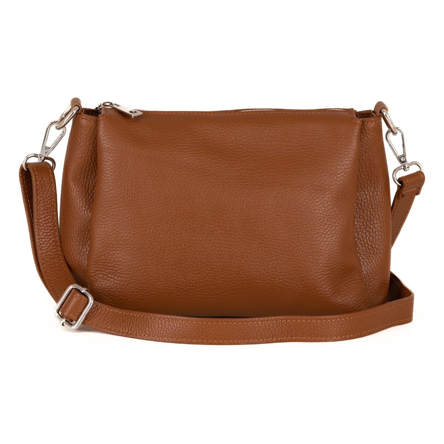 Anna Morellini - Sac à bandoulière Melfi - cuir - marron