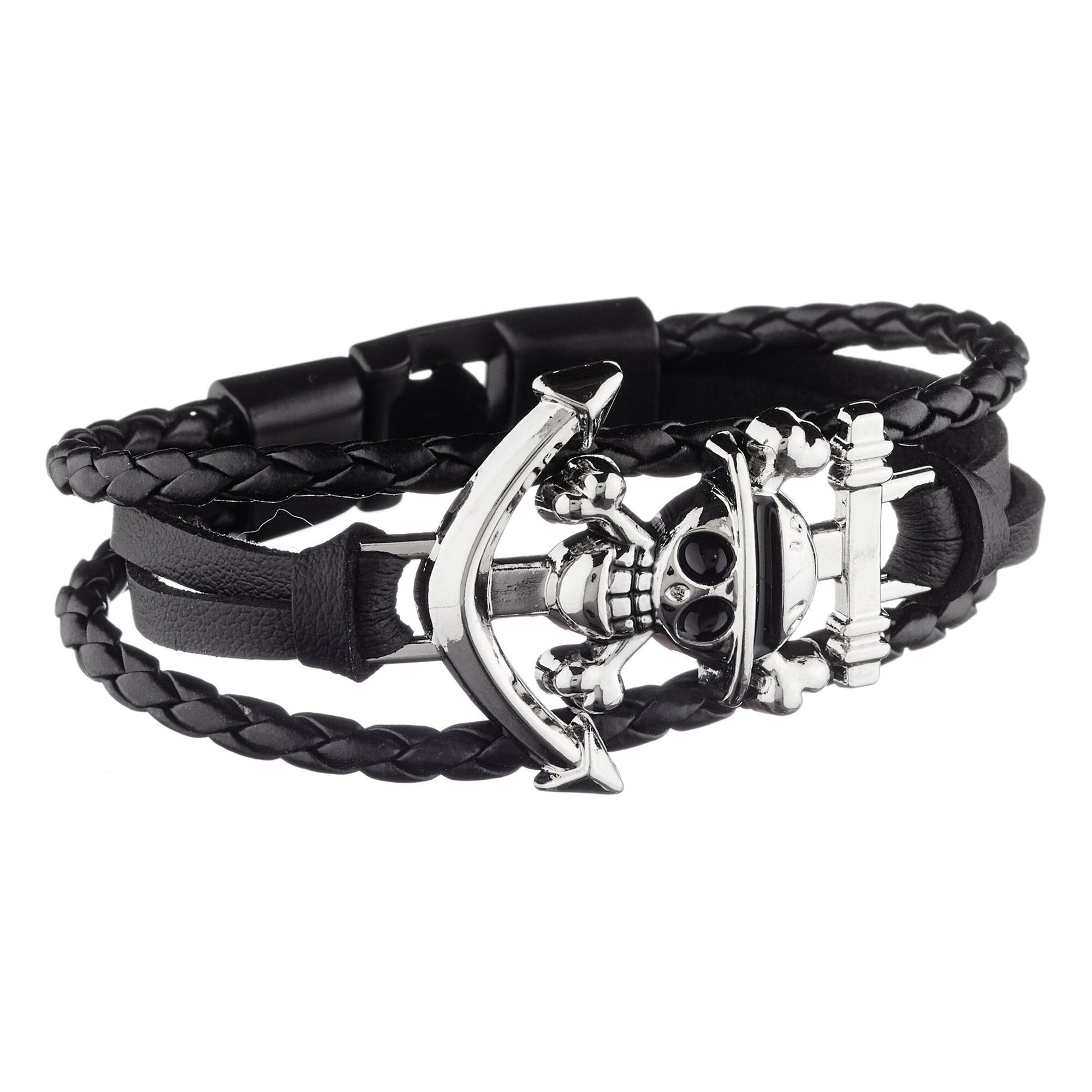 Bracelet Pigalle - cuir - noir