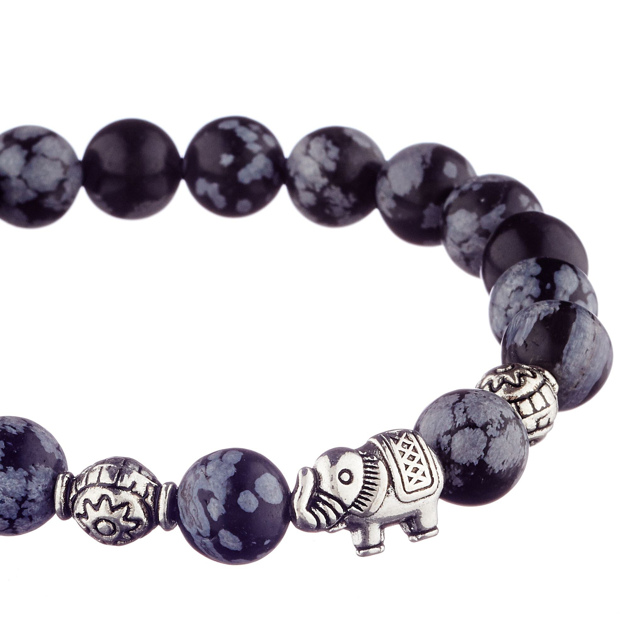 Bracelet Passy - albâtre - gris