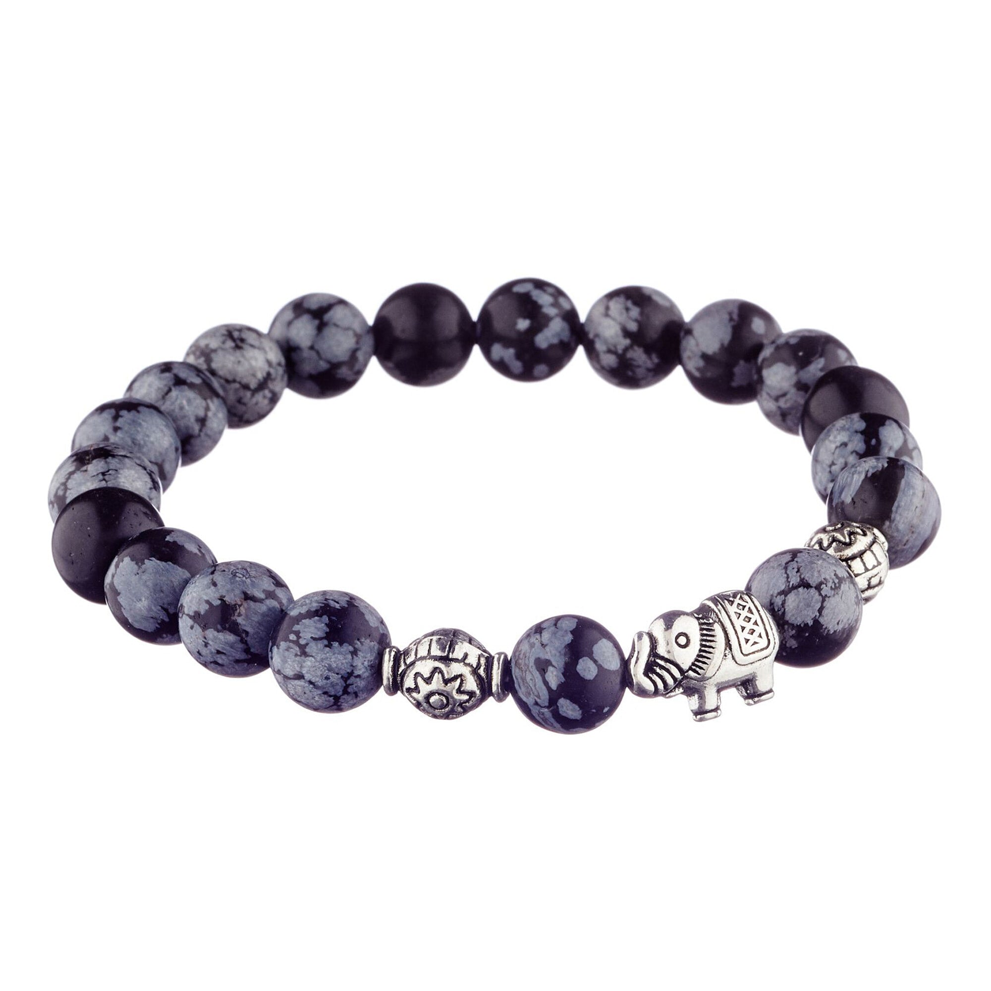 Bracelet Passy - albâtre - gris