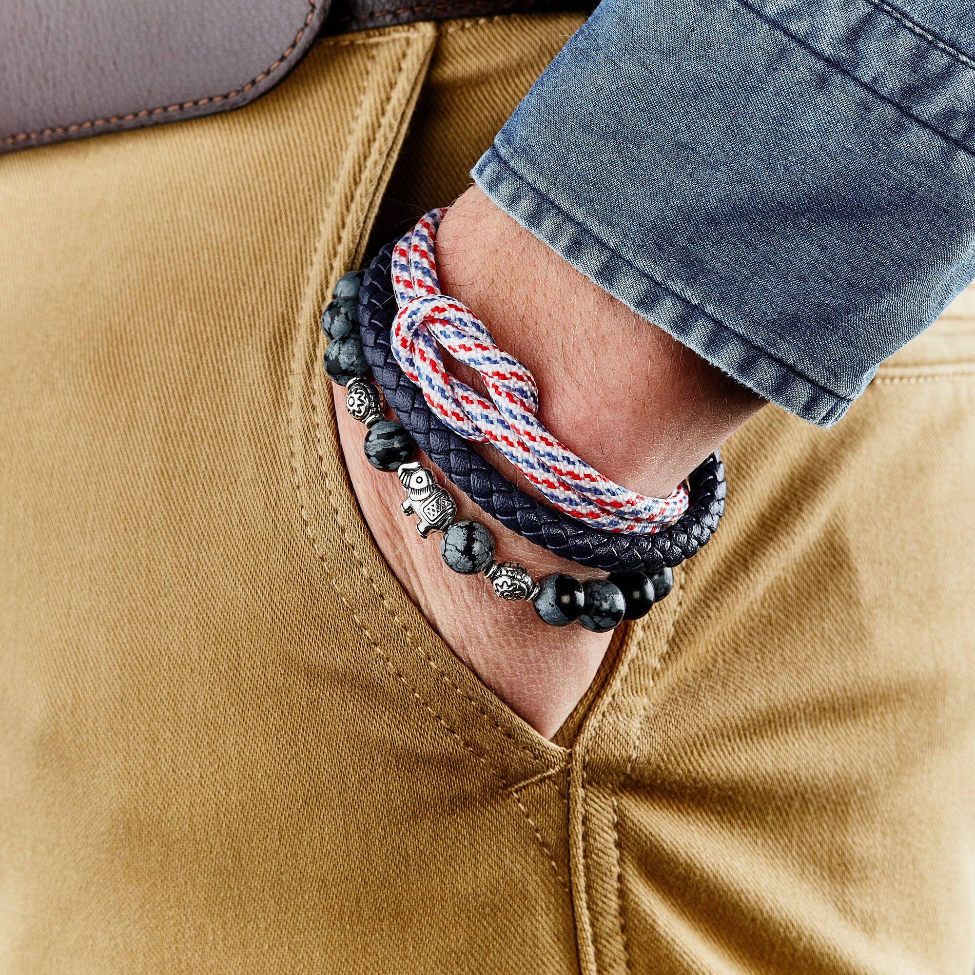 Bracelet Passy - albâtre - gris