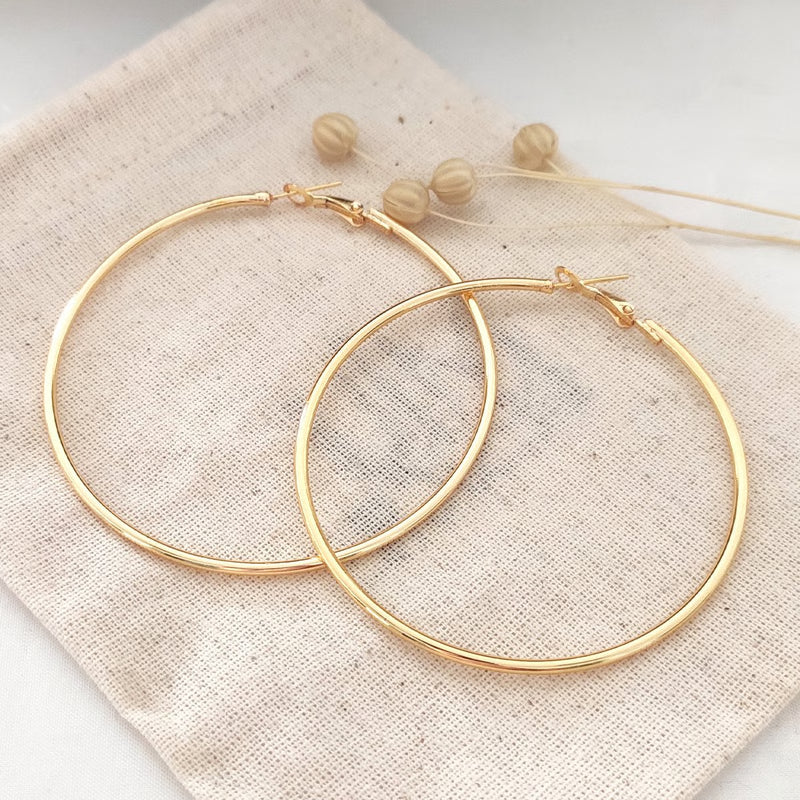 ATELIER MIU Créoles - Big Hoop - Laiton plaqué or