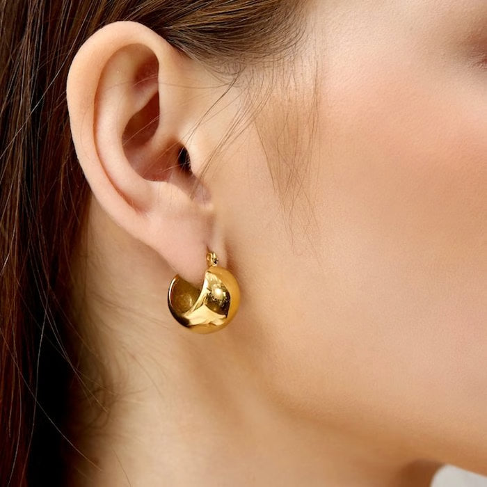 ATELIER MIU Boucles d'oreilles - Laiton doré plaqué or