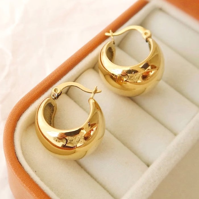 ATELIER MIU Boucles d'oreilles - Laiton doré plaqué or