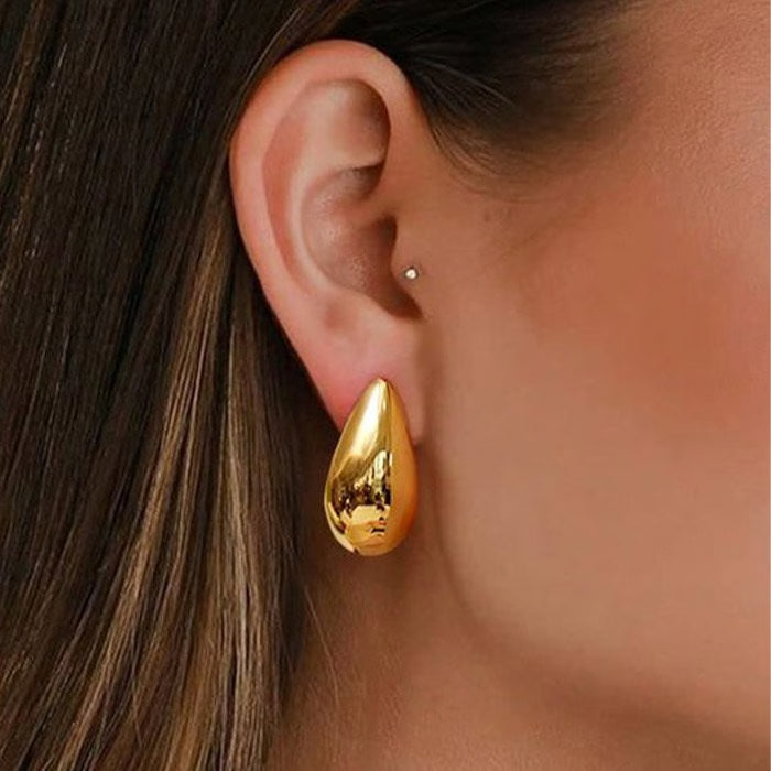 ATELIER MIU Boucles d'oreilles goutte - Laiton plaqué or