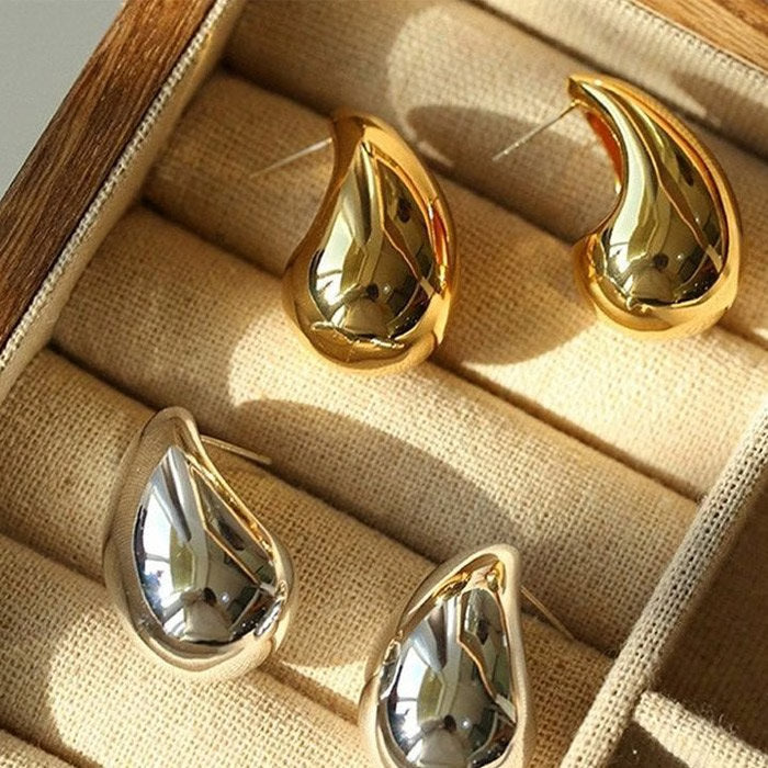 ATELIER MIU Boucles d'oreilles goutte - Laiton plaqué or